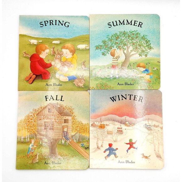 Fall Winter Summer Spring (SEASONS) By Ann Blades Board Books 1987 - Picture 1 of 2